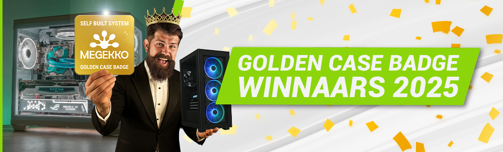 Winnaar golden case badge 2025